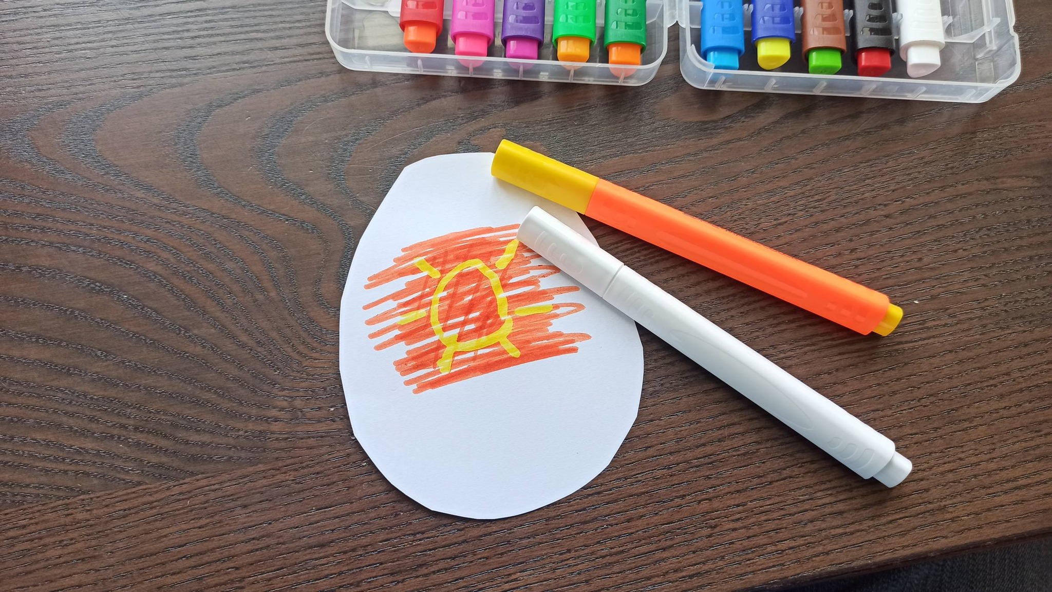 Velikonoční aktivity neviditelný vzkaz magické fixy